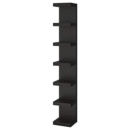IKEA LACK estantería de pared negro-marrón