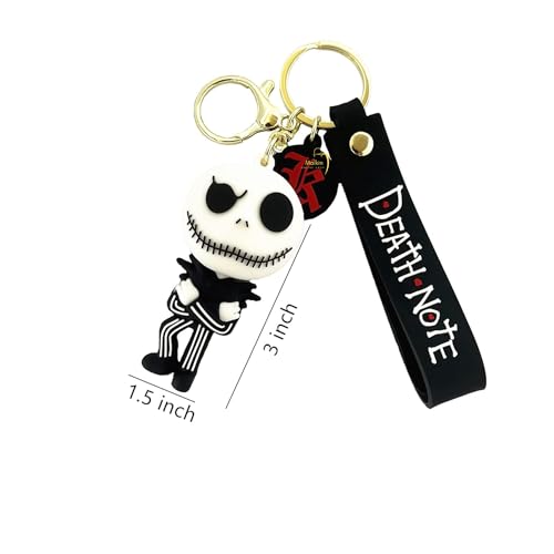 Image of MALKIN Death Note Silicone 3D Keychain | Anime Merch | Rubber Keychains