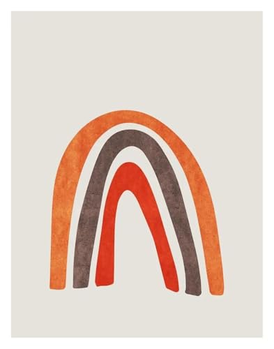 Impression sur toile abstraite d'oiseaux et arches pour art mural moderne - 2