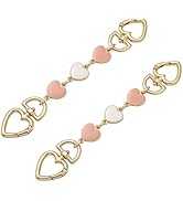 Anbys 2Pcs Bag Strap Extender Heart Shape Chain Strap Extender Replacement Accessory Bag Chain St...