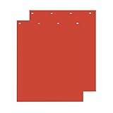 Buyers Products RC30PPR Red Polymer Mud Flaps, 24x30 Inch, Super Durable, Cold Weather Resistant, Impact Resistant Splash Guards for Trucks, Semi Trucks & Trailers, Mud Flaps are NOT Rubber, 2 Pack