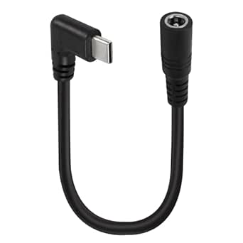 Smarkey 12V Heated Jacket Battery Step-Up Adapter Charger Cable Compatible with Milwaukee, M12, Makita, Snapon, Metabo, Craftsman, AEG Gear (TypeC Stepup 12V 15cm Cable)