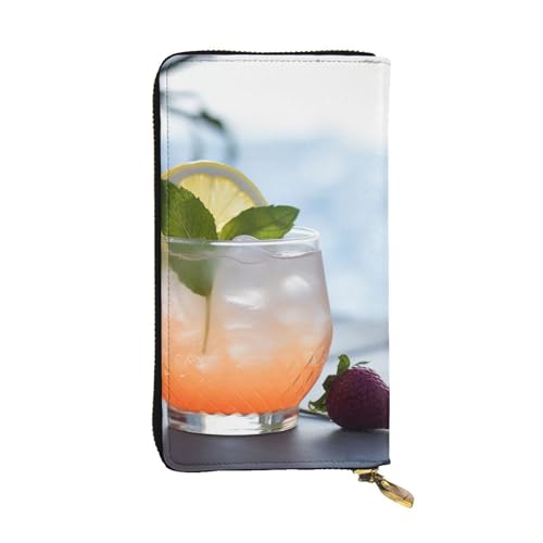 Portefeuille en cuir pour femme grand format, l'élégance intemporelle d'une pochette cocktail