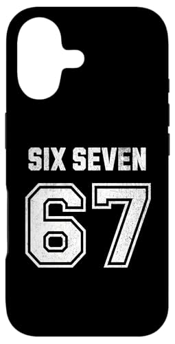 67 Six Seven Sport Design on Back. 6 7 Meme Men Women Kids X}zP[X iPhone 17 p
