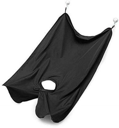 OskingBeard Hair Catcher for Shaving - Beard Trimming Apron(Black) Makeup Apron