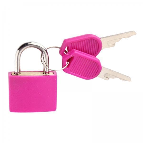 6xMini Padlock Anti Theft Lock Plastic Case for Diary Jewelry Box Rose Red| Stretchable | Elastic | Fitted | Sofa Cover