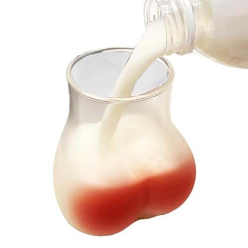 Lustige Cocktailgläser – klares Säfteglas, Getränkegläser Teetasse | 450 ml flippige Margarita- und Martinni-Gläser, lustige lebendige Party-Trinkgeschirr, dekorative Bargläser für Zuhause und