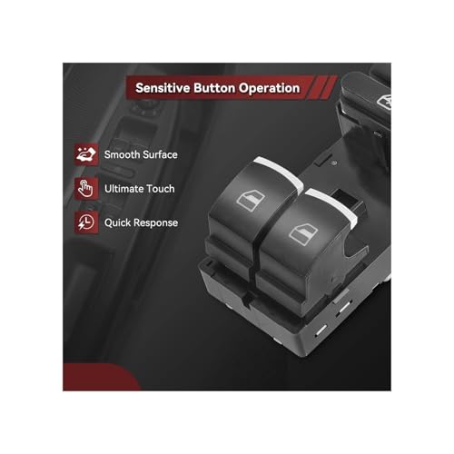 Interruptor de la ventanilla principal para coche Golf Mk6, Jetta y Passat B7 6