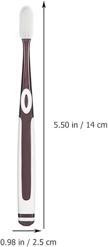 Miniatura 6 de Healifty 4pcs Porta cepillos de dientes de silicona cerdas suaves para dientes Manual para adultos Eléctrico Adolescentes Eléctricos