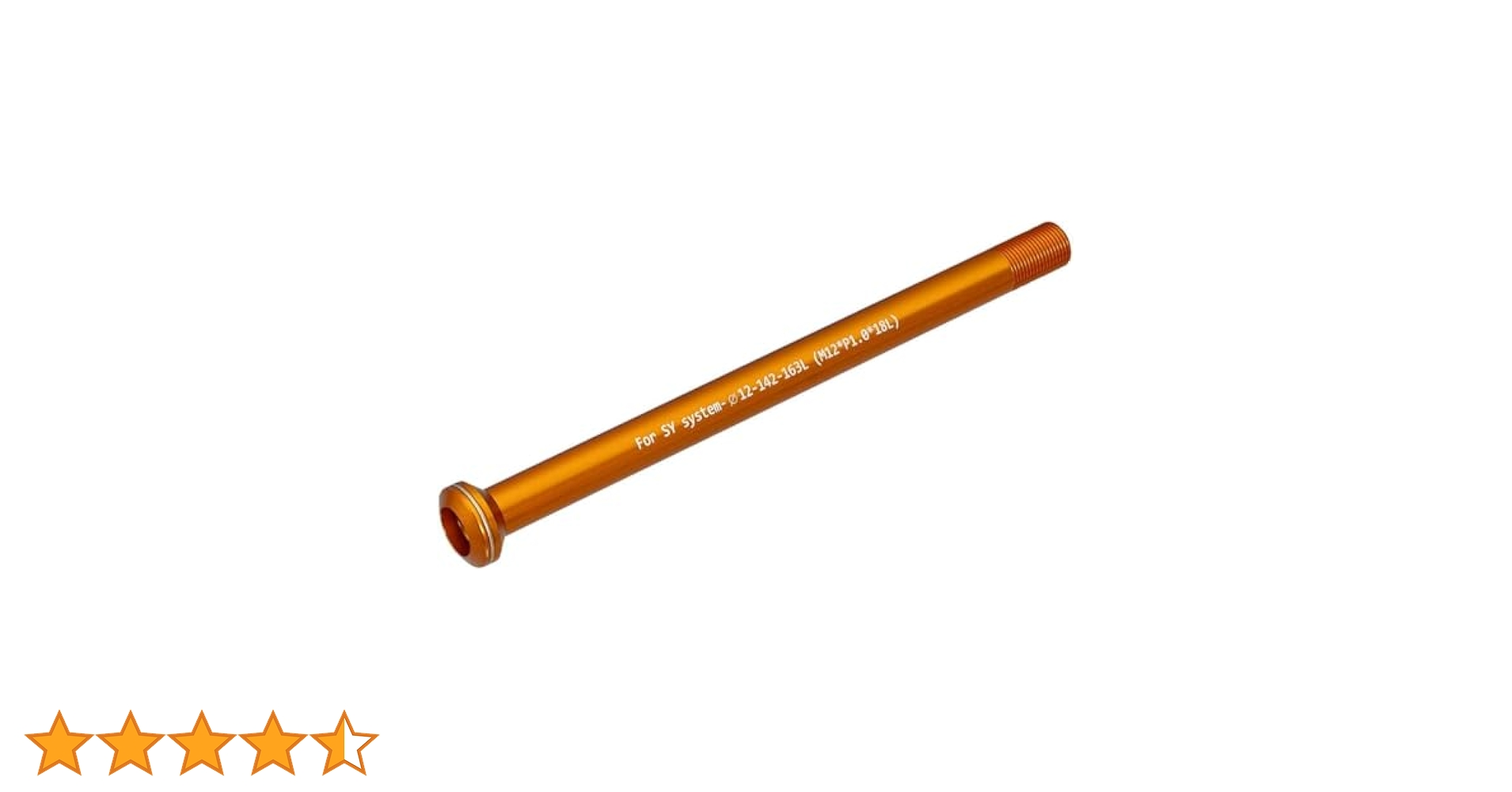 Amazon | ケーシーエヌシー(KCNC) スルーアクスル ゴールド 12mm