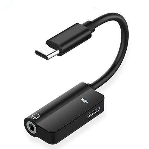 ALLVD 񍇈 USB Type C to 3.5mm CzϊA_v^[ 2in1 ډ ϋvP[u A~ ^CvCCzϊP[uA [dȂgpł L݊ xȂǂ̓ĂAMacBook Air/Pro