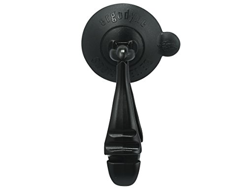 Ergodyne Squids 3410 Glove Grabber with Suction Cup Anchor Mount, Black