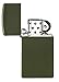 Zippo Slim Green Matte Pocket Lighter