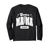 senior mama class of 2026 laurea mamma della scuola senior maglia a manica