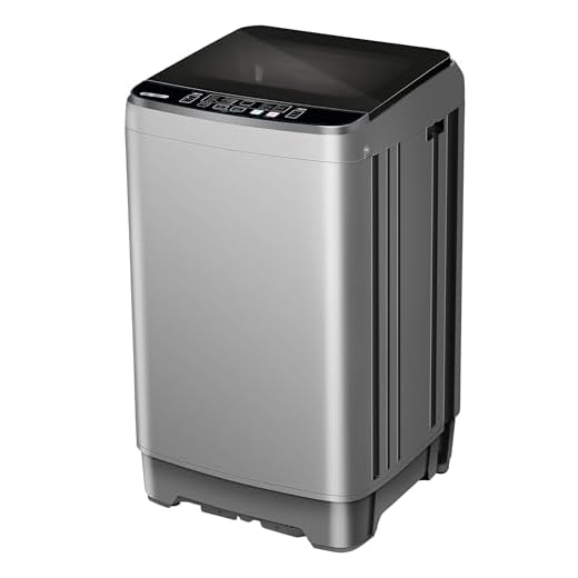 Portable Washing Machine - 2.4 cu.ft Capacity, Full-Automatic Washer with 10 Wash Cycles, Low Noise (55db), IPX4, Energy Efficient Spin Dryer Combo with Drain Pump for Apartments, Dorms, and Homes