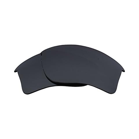 Replacement Lenses for-Oakley Flak Jacket Sunglasses Anti-Scratch Black Iridium Cover