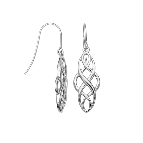 Amazon Essentials Dangle Earrings, Celtic Knot Design2