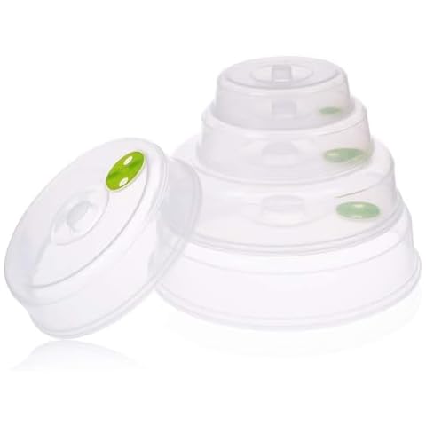 Set of 5 Adjustable Microwave Plate Covers Cover