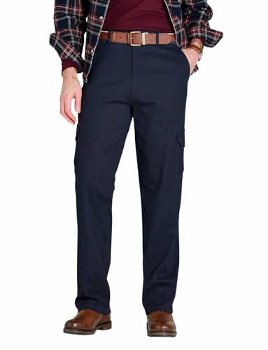 Pegasus Men's Cargo with Hidden Stretch Waistband Functional and Comfortable Pants Navy2