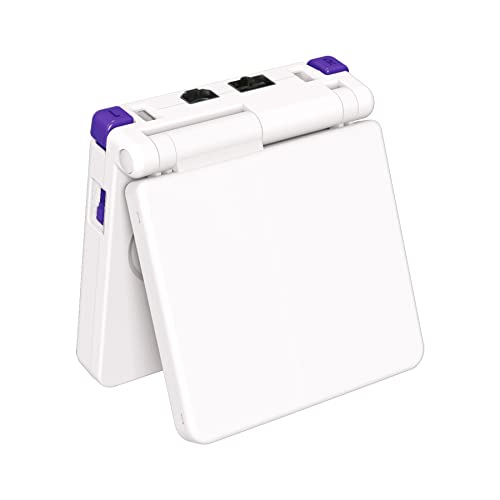 Image of eXtremeRate 16Bits Purple Custom Full Set Buttons for Gameboy Advance SP, Replacement A B L R Button Power On Off Volume Button D-pad Key for GBA SP Console - Console NOT Included