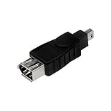 CableWholesale Firewire Adapter, IEEE-1394a, 6 Pin Female / 4 Pin Male