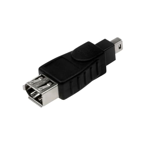 CableWholesale Firewire Adapter, IEEE-1394a, 6 Pin Female / 4 Pin Male