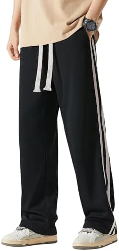 GRECIILOOKS Men's Regular Track Pants (GL-TP-1013_Black_M)