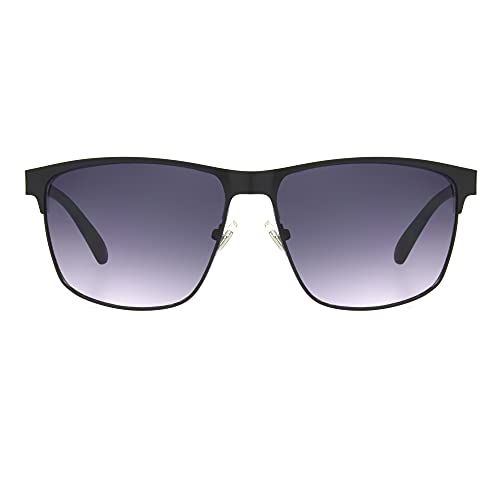 DOCKERS Men's Carter Sunglasses Square, Black, 54mm2
