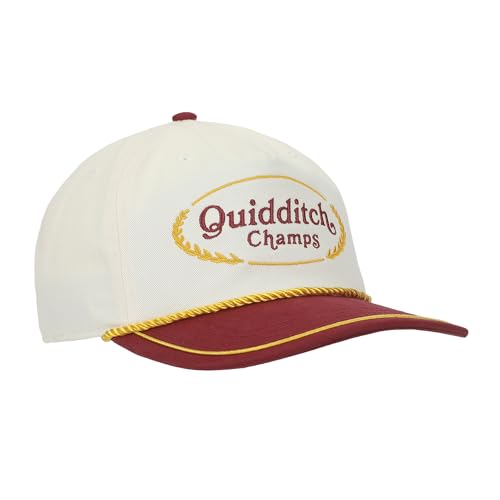 Bioworld Harry Potter Quidditch Champs Gorra Snapback Blanca y Roja miniatura 3
