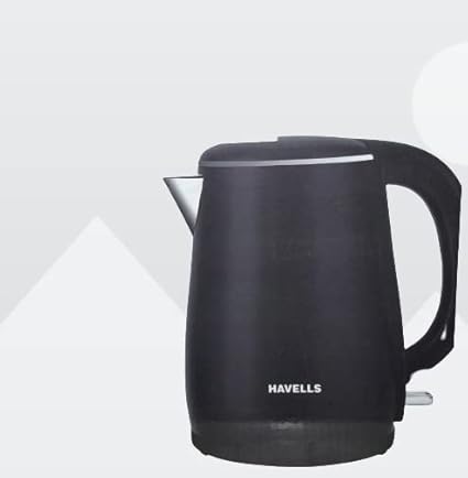 Electric Kettle 15 L 1500 W Ha Vells Aquis Plus Black