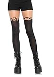 Leg Avenue Women's Opaque Monkey Tights, Black, One Size