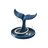 Soporte De Joyas - Perchero Organizador Expositor en Forma de Cola de ,Soporte Para La Exhibición De Joyas Con Bandeja,Para Mujeres Niñas Anillos Brazaletes Colgantes Pendientes Dormitorio Y Mesa De N