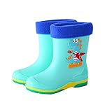 [ＬＳＤＺＷ] 恐竜柄 レインブーツ キッズ 滑り止め レインシューズ キッズ 動物柄 軽量 雨靴 男の子 柔らか 雨具 女の子 男の子 長靴 レインブーツ 可愛い 長靴 キッズ レインシューズ 雨靴ジュニア グリーン裏起毛 おしゃれ 19.5cm ショート レインブーツ