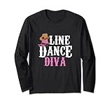 Line Dance Diva Musique country Western Manche Longue