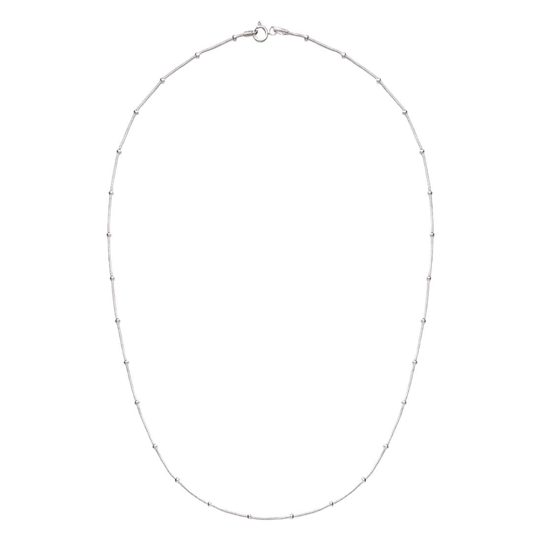 Taraash 925 Sterling Silver Ball Beaded Compact Neck Chains For Girls | Long Silver Chains For Women Stylish (B08YK9NKTL) Amazon Price History, Amazon Price Tracker