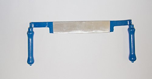Muller Draw Knife, Straight blade with 90 Deg Handles, Drawknife for Shingles and Woodworking, Made In Austria