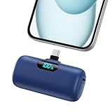 Mini Portable Charger USB C Power Bank,Upgraded 5000mAh PD Fast Charging Battery Pack Built-in USB-C Connector Travel Essential for iPhone17/17Pro/17Pro Max/Air/16 Plus/16Pro Max/15 Series Android