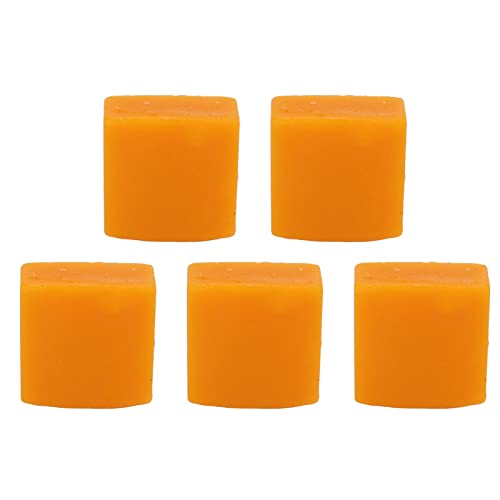 Pssopp Bloque de Cera de Abejas, 5 uds, Cera de Abejas con Fragancia Natural, Cera de Línea de Hilo, Cera de Abejas Finamente Purificada, Cera de Abejas de Cuero para Pulir Muebles,