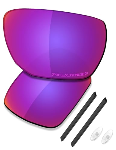 Image of SAUCER Premium Replacement Lenses & Rubber Kits for Oakley Ejector OO4142 | UV400 Protection, Anti-Scratch, Precise Fit