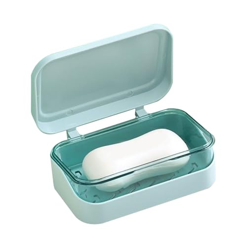 Jaboneras Fregadero de Cocina, Ducha, bañera, encimera baño, Camping, lavavajillas Decoración estética para el baño(Blue)
