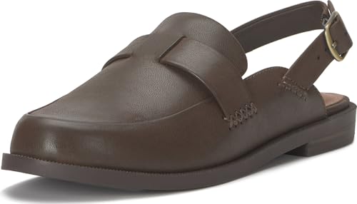 Lucky Brand Louisaa Slingback Mule, Cappuccino, 9