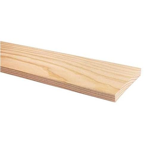 VENTRAL Lumber 1 in. x 6 in. (3/4" x 5-1/2") Construction Premium Douglas Fir Board Stud Wood 4FT