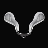 UPIONIC Replacement Nose Pad Bridge Piece, Screw-in Nose Pads, Anti-Slip Integrated Eyeglass Nose Pad Bridge Replacement with Screws, 3-in-1 Screw-Driver,L Size, Clear