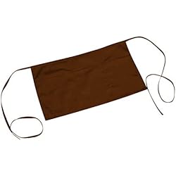 Ropa De Trabajo Para Cafeteria MISEMIYA - DELANTAL COCINA PEQUEÑO 35mmx55mm DELANTAL FRANCÉS DELANTAL UNISEX COCINA CAFETERIA BAR HOSTELERIA DELANTAL NIÑO - Ref.866 - Marrón