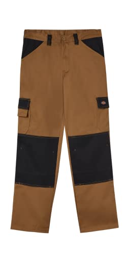 Dickies, Homme, PANTALON DE TRAVAIL, KHAKI/NOIR, 33W / 30L