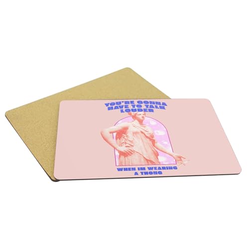 Sets de table rose vintage lot de 4 napperons liège 39,5x28,5 cm