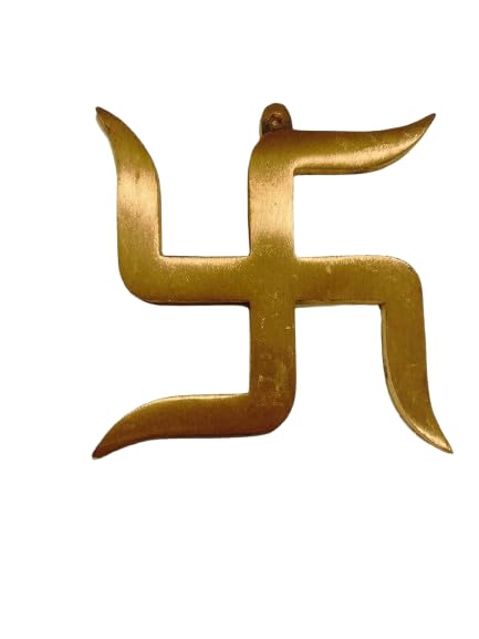 Objet en cuivre Swastik pour apporter la bienveillance et la paix chez soi