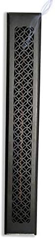 Attar Factory Rectangular Wood Incense Burner Stick Holder Stand Ash Catcher Box Exquisite Lid with 10 Complimentary Incense Sticks