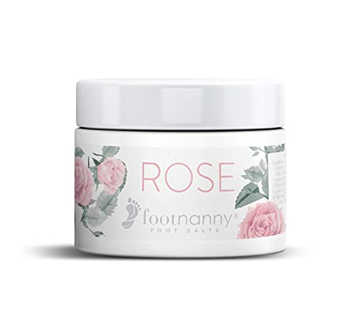 Footnanny – Mini Rose Foot Cream – Soothes Cracked Heels and Dead Skin with an Old Fashion, Invigorating Formula, Travel Size, 2 ounces