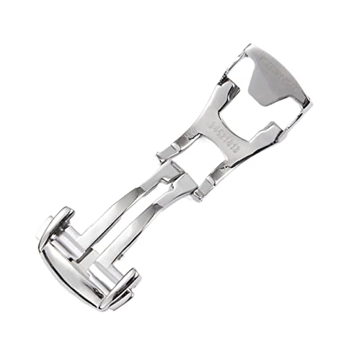 Deployment Buckle forWatch Bands Folding Clasp Belt Logon 16mm 18mm 20mm Leather Strap Accessories Silver Gold Rose2